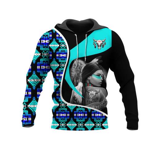 Powwow StoreHD000931 Pattern Native Pride 3D Hoodie