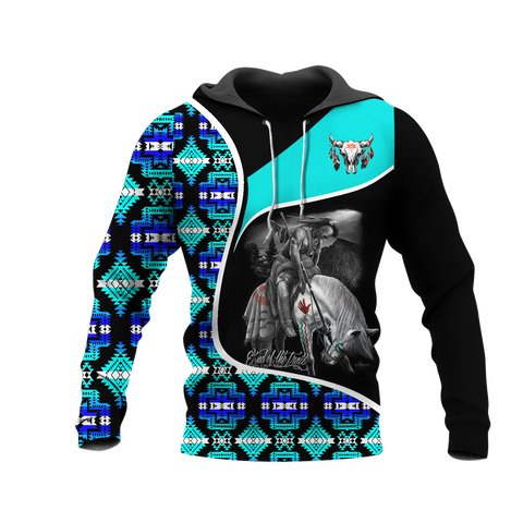 Powwow StoreHD000932 Pattern Native Pride 3D Hoodie