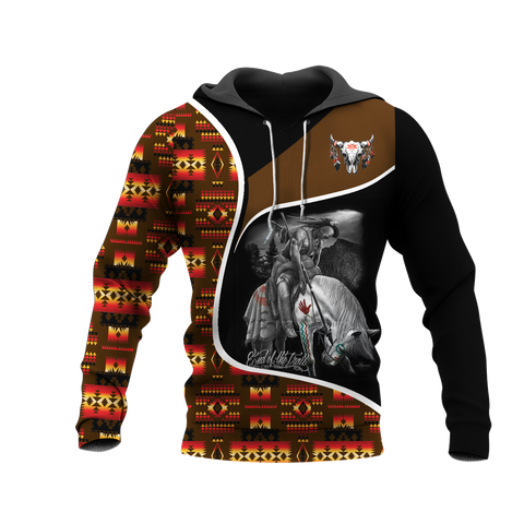 Powwow StoreHD000939 Pattern Native Pride 3D Hoodie