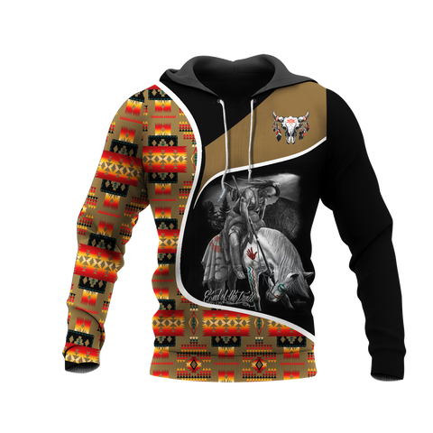 Powwow StoreHD000951 Pattern Native Pride 3D Hoodie