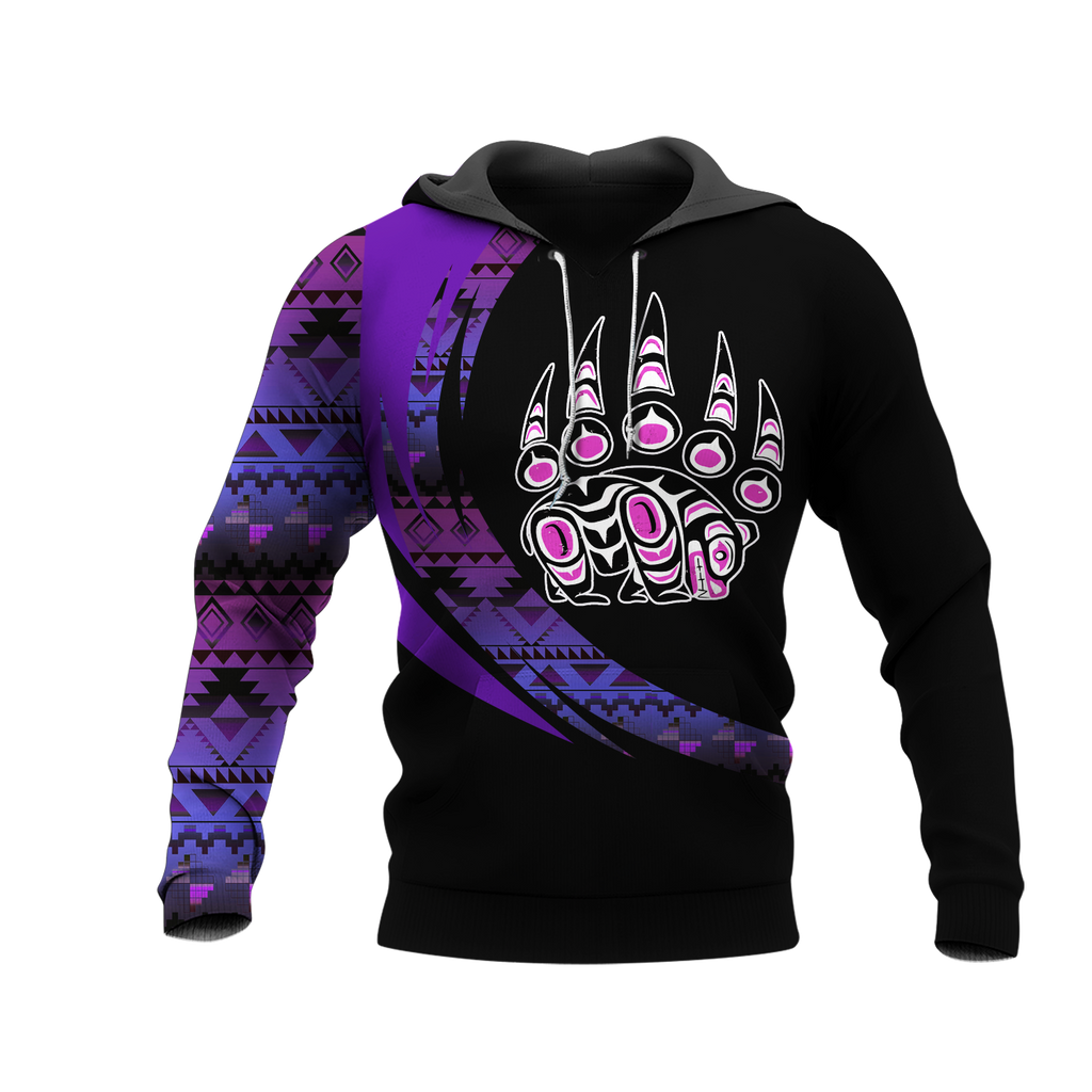 Powwow StoreHD000972 Pattern Native Pride 3D Hoodie