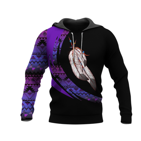 Powwow StoreHD000974 Pattern Native Pride 3D Hoodie