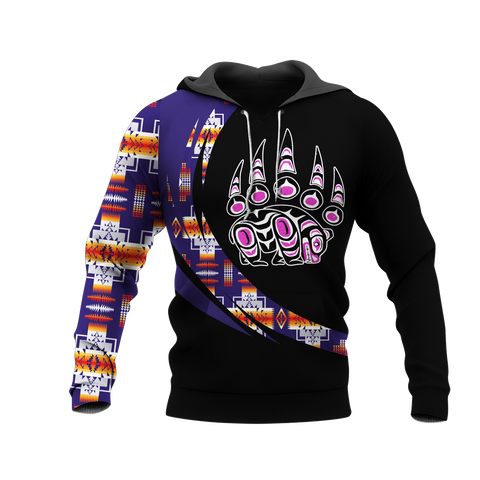 Powwow StoreHD000977 Pattern Native Pride 3D Hoodie