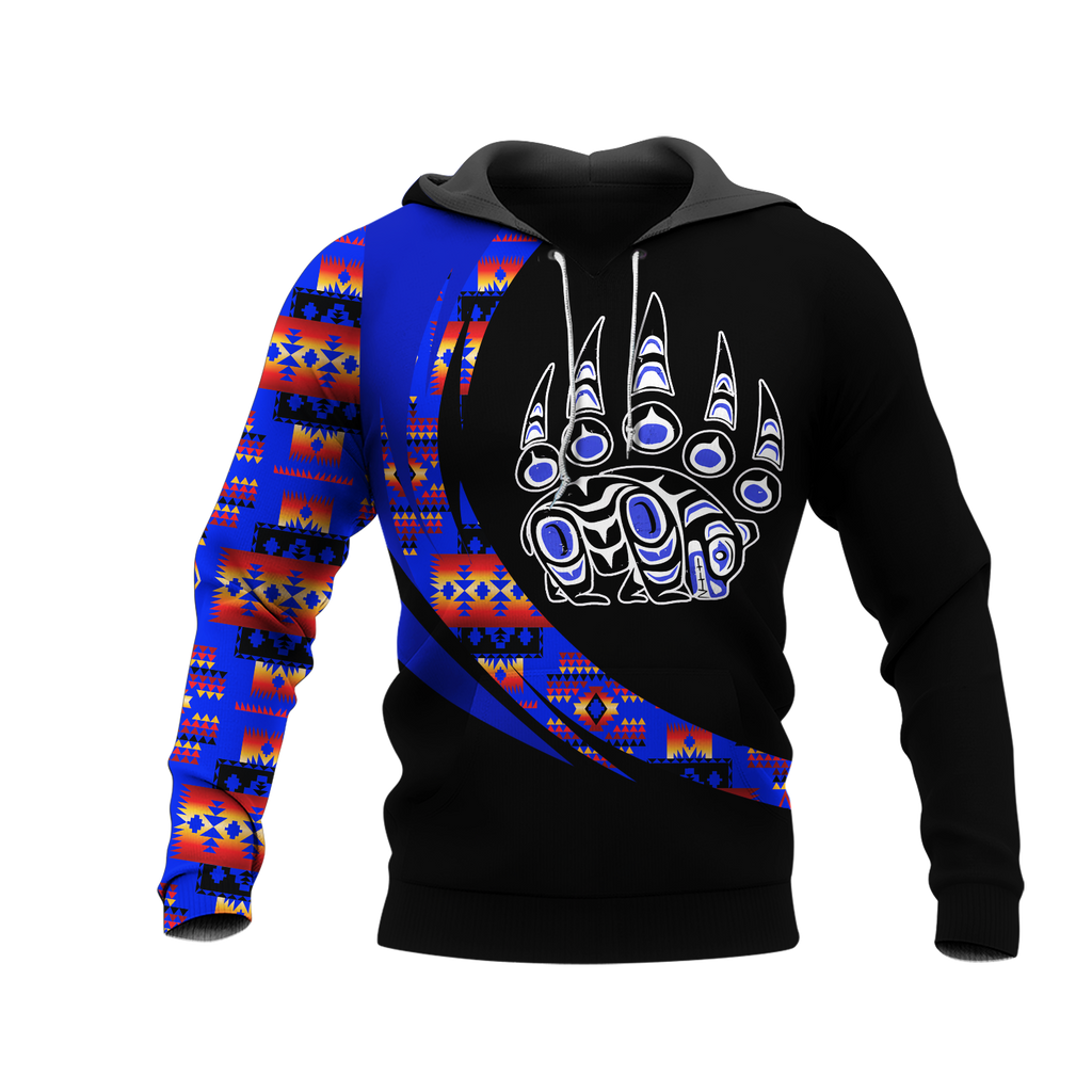 Powwow StoreHD000983 Pattern Native Pride 3D Hoodie