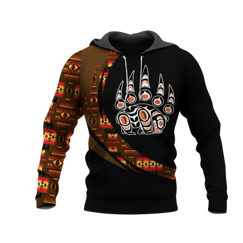 Powwow StoreHD000987 Pattern Native Pride 3D Hoodie