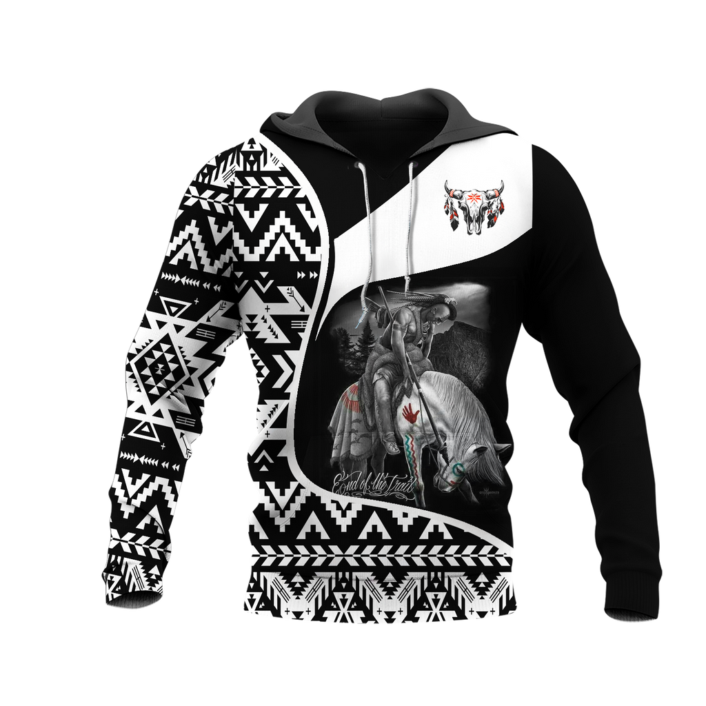 Powwow StoreHD000955 Pattern Native Pride 3D Hoodie