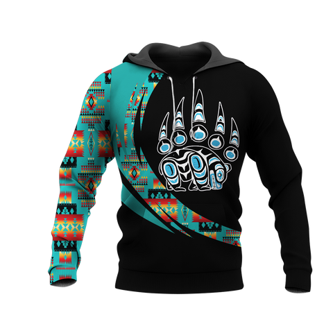 Powwow StoreHD000961 Pattern Native Pride 3D Hoodie