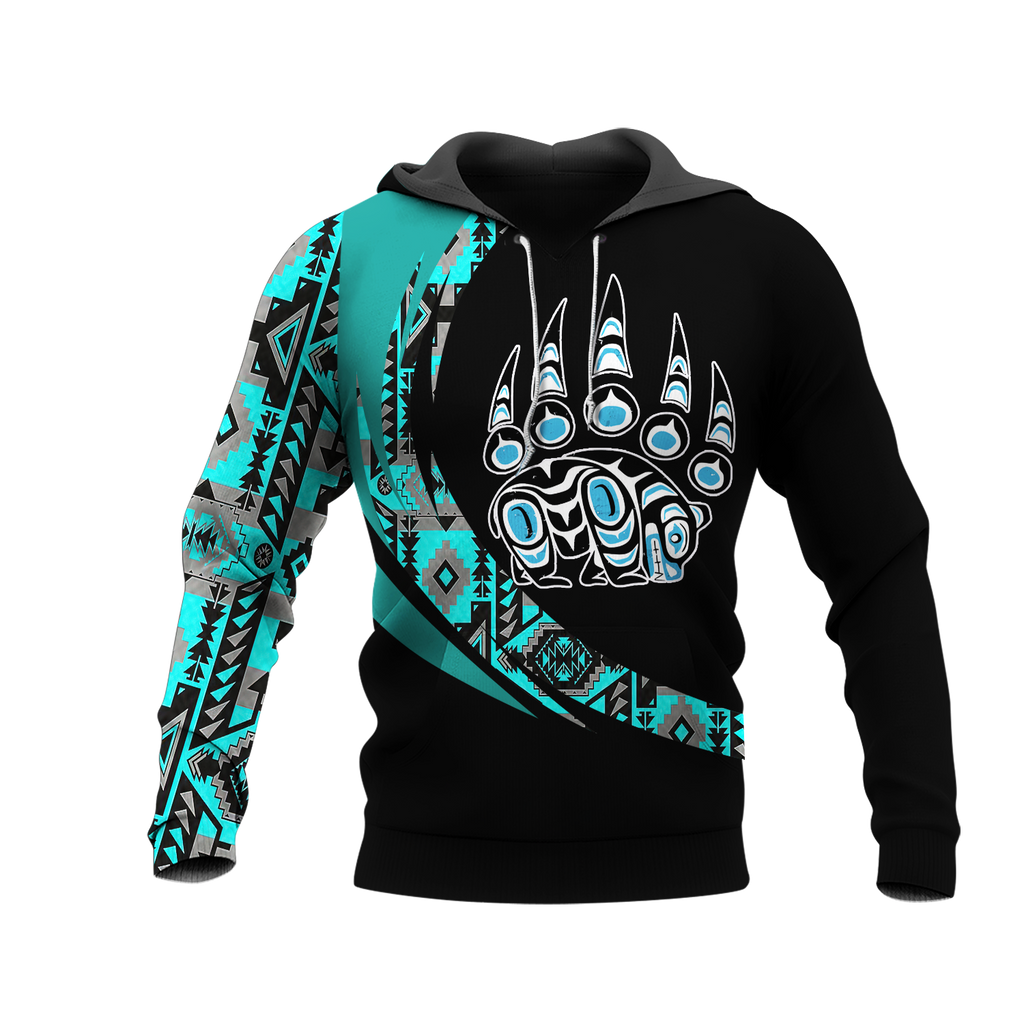 Powwow StoreHD001044 Pattern Native Pride 3D Hoodie