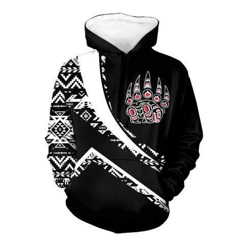 Powwow StoreHD001022 Pattern Native Pride 3D Hoodie