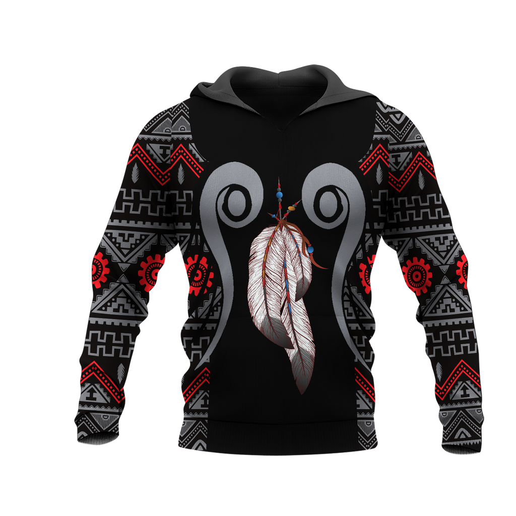 Powwow StoreHD0012092 Pattern Native Pride 3D Hoodie