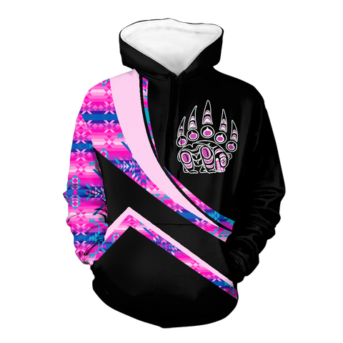 Powwow StoreHD001018 Pattern Native Pride 3D Hoodie