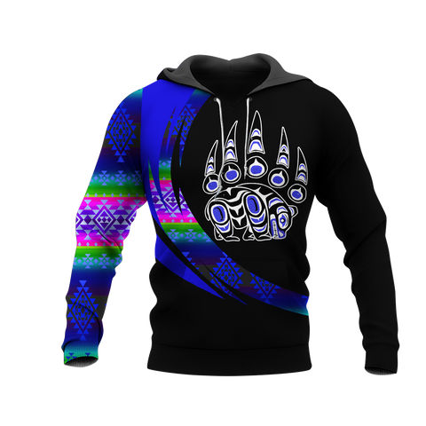 Powwow StoreHD001083 Pattern Native Pride 3D Hoodie