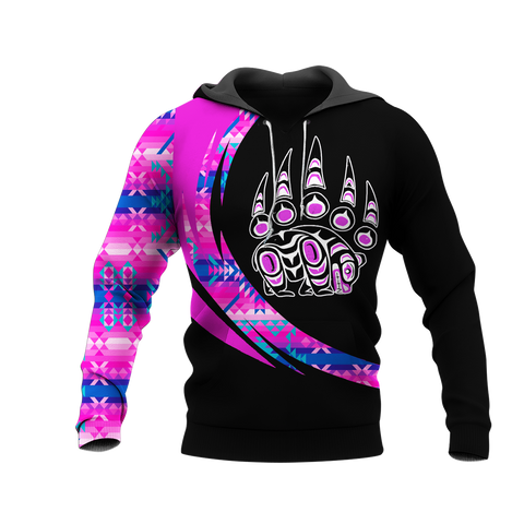 Powwow StoreHD001082 Pattern Native Pride 3D Hoodie