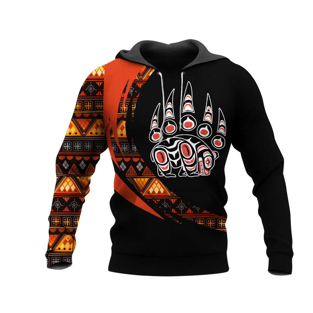 Powwow StoreHD001077 Pattern Native Pride 3D Hoodie