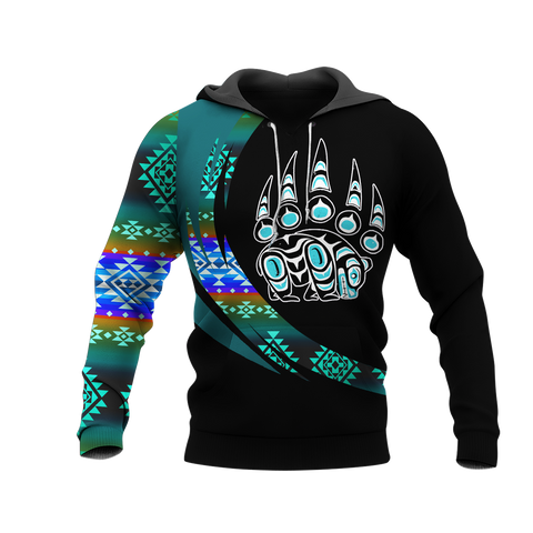 Powwow StoreHD001076 Pattern Native Pride 3D Hoodie