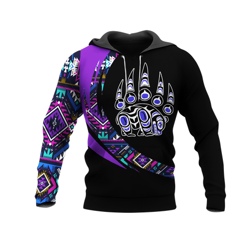 Powwow StoreHD001072 Pattern Native Pride 3D Hoodie