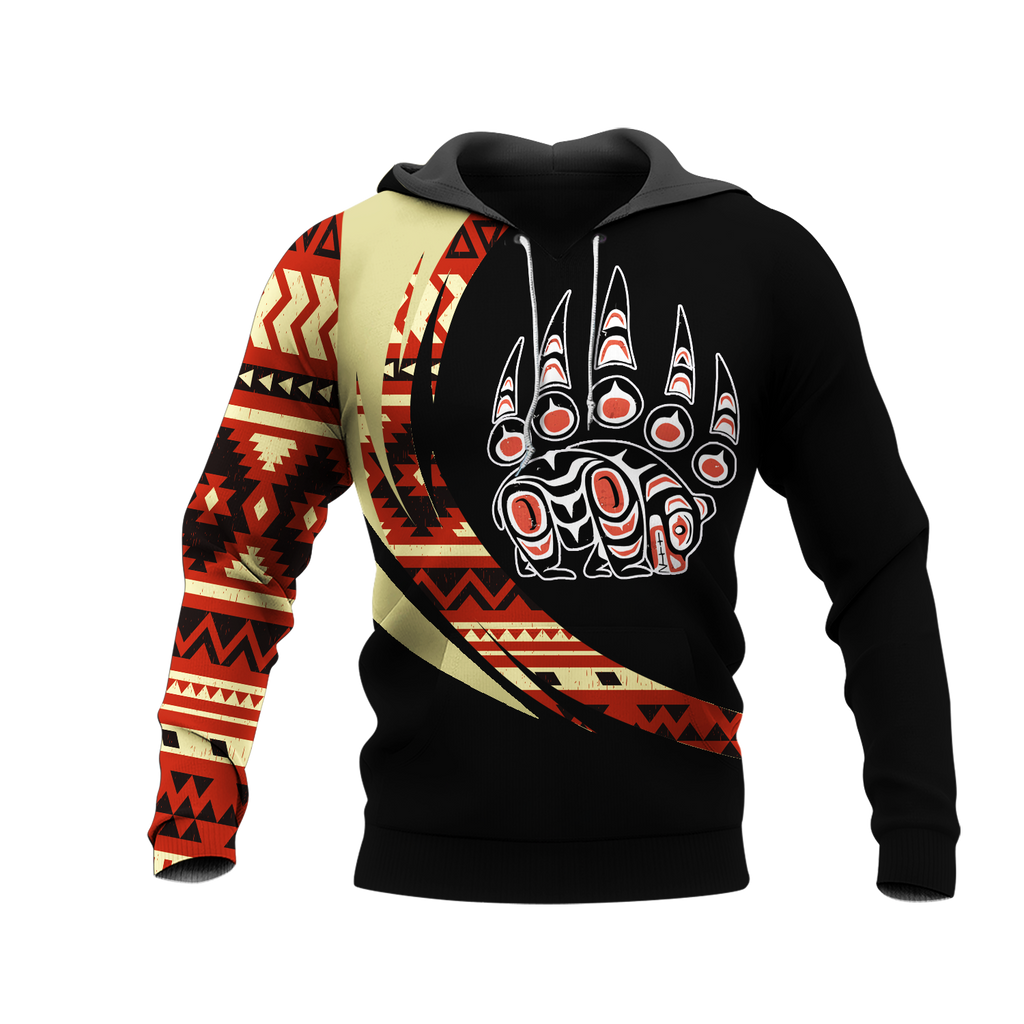 Powwow StoreHD001066 Pattern Native Pride 3D Hoodie