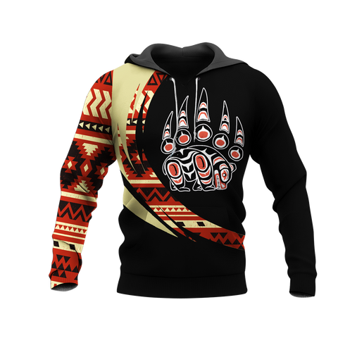 Powwow StoreHD001066 Pattern Native Pride 3D Hoodie