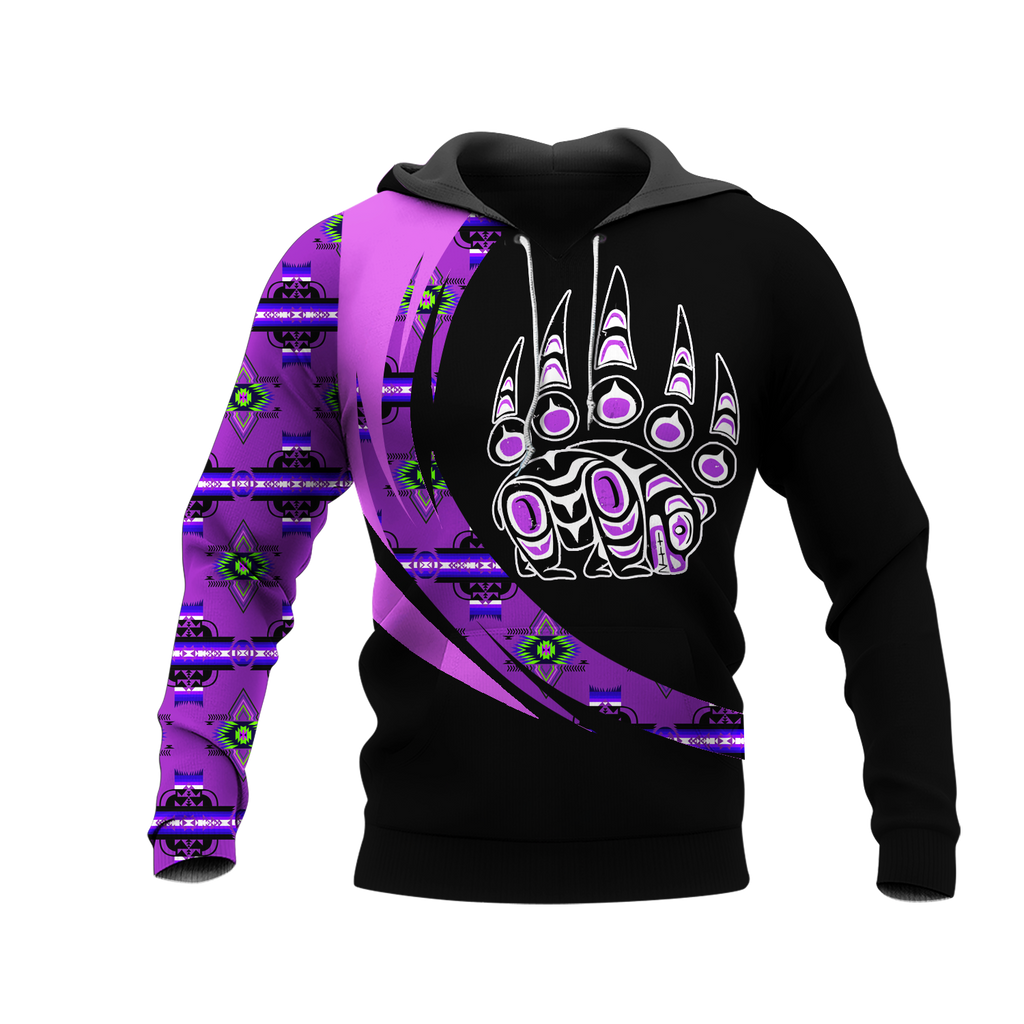 Powwow StoreHD001142 Pattern Native Pride 3D Hoodie