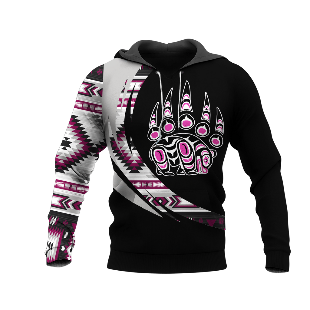 Powwow StoreHD001146 Pattern Native Pride 3D Hoodie