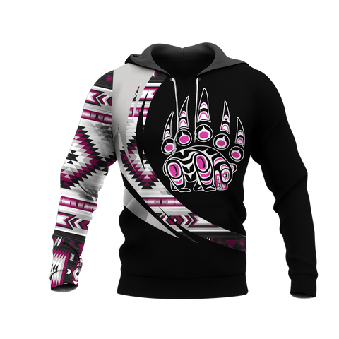 Powwow StoreHD001146 Pattern Native Pride 3D Hoodie