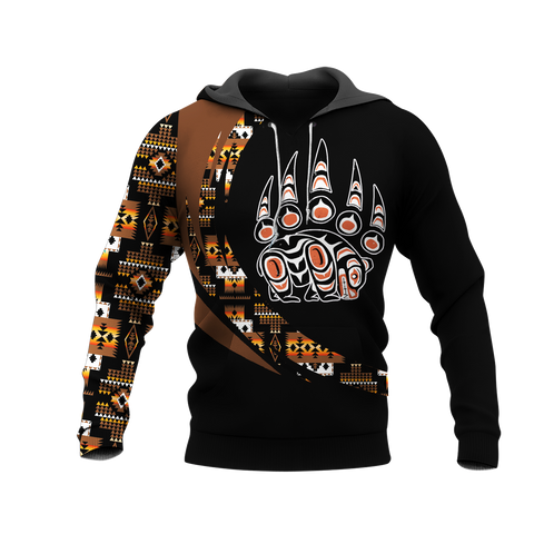 Powwow StoreHD001153 Pattern Native Pride 3D Hoodie