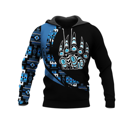 Powwow StoreHD001154 Pattern Native Pride 3D Hoodie