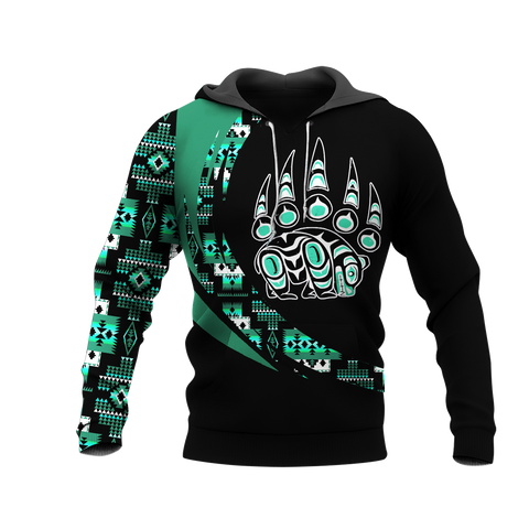 Powwow StoreHD001156 Pattern Native Pride 3D Hoodie