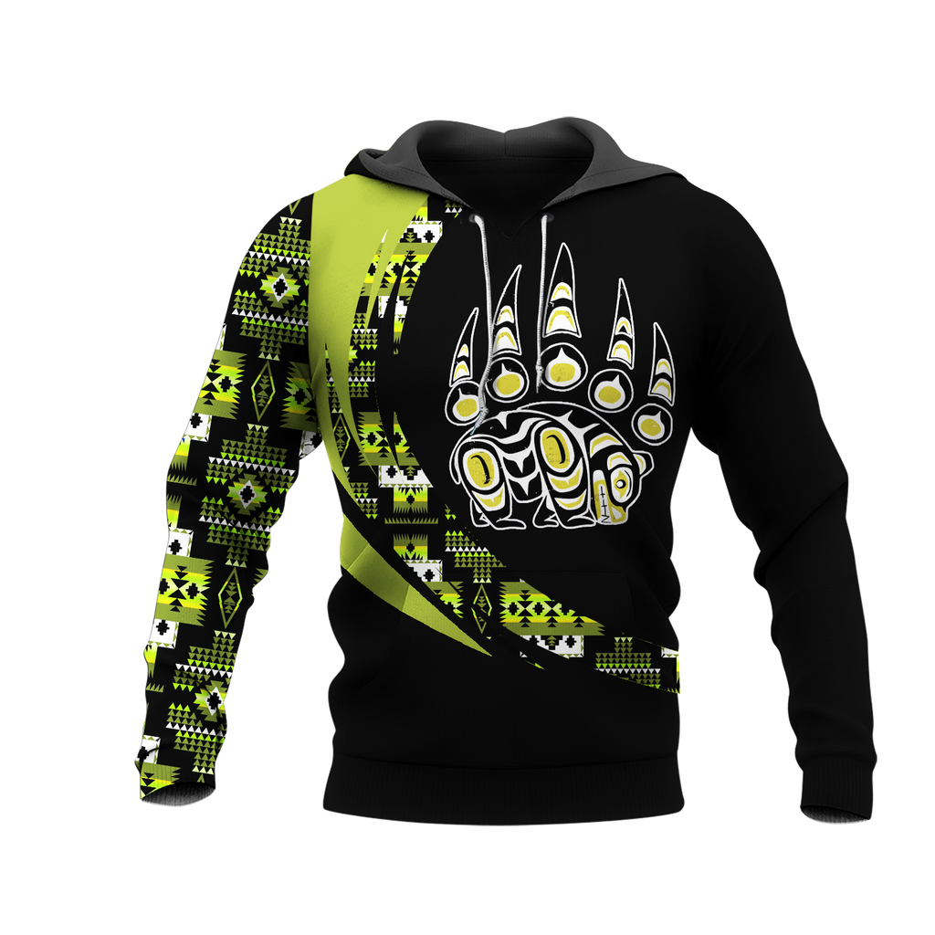 Powwow StoreHD001157 Pattern Native Pride 3D Hoodie