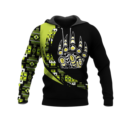 Powwow StoreHD001157 Pattern Native Pride 3D Hoodie