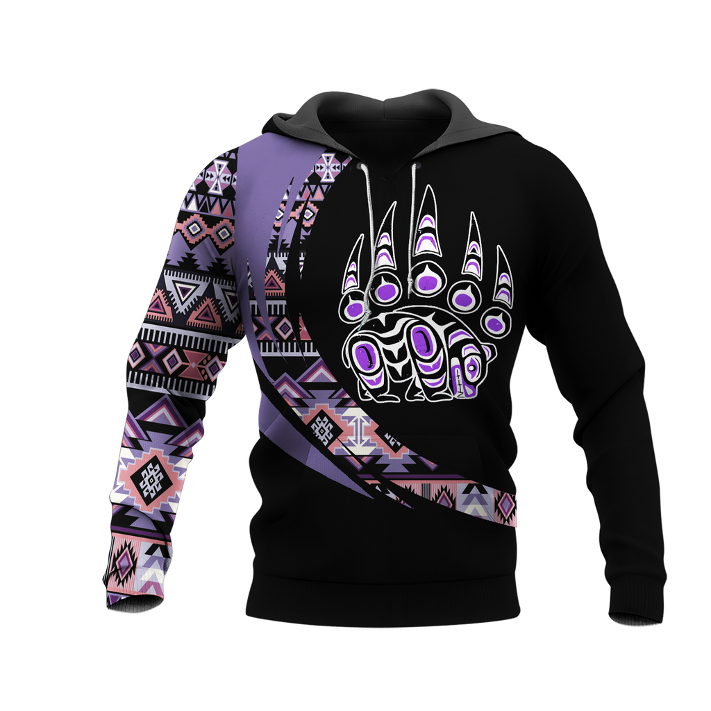 Powwow StoreHD001158 Pattern Native Pride 3D Hoodie