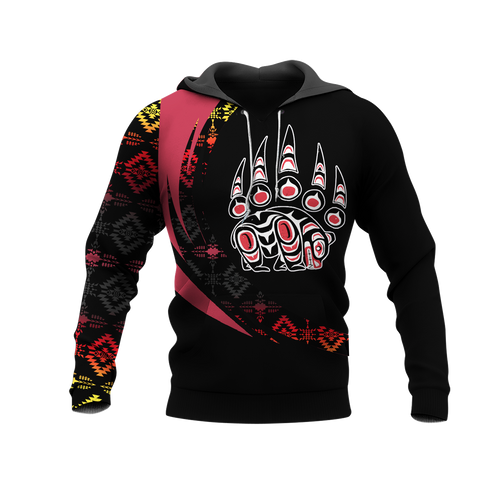 Powwow StoreHD001160 Pattern Native Pride 3D Hoodie