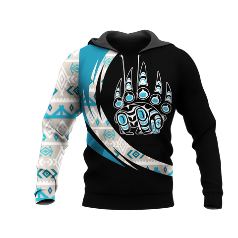 Powwow StoreHD001161 Pattern Native Pride 3D Hoodie