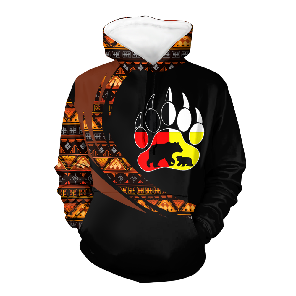 Powwow StoreHD0011226 Pattern Native Pride 3D Hoodie