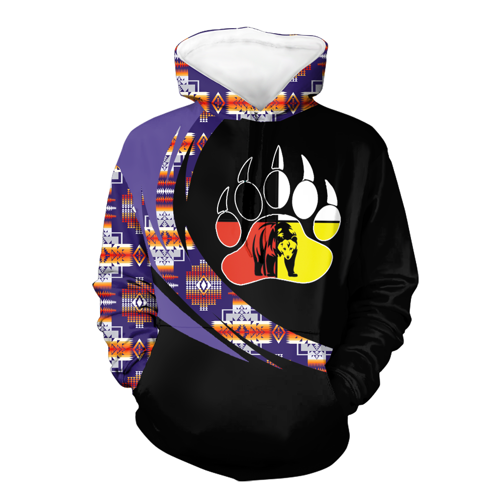 Powwow StoreHD0011228 Pattern Native Pride 3D Hoodie