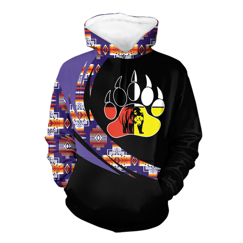 Powwow StoreHD0011228 Pattern Native Pride 3D Hoodie