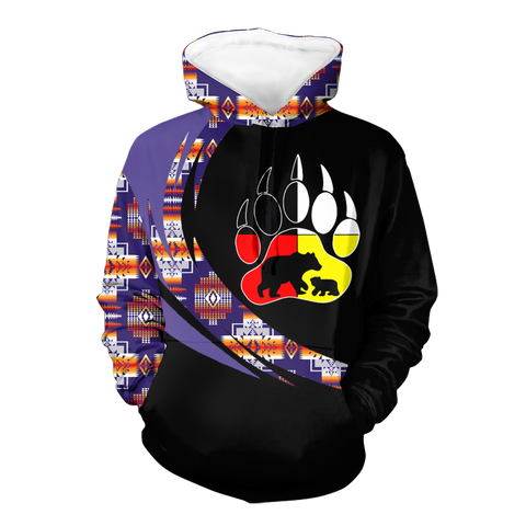 Powwow StoreHD0011230 Pattern Native Pride 3D Hoodie