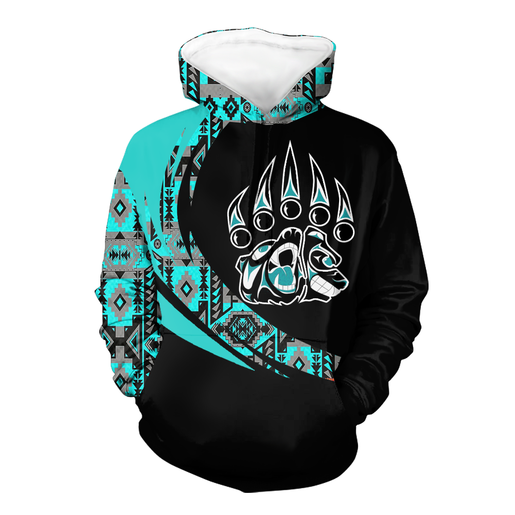 Powwow StoreHD0011232 Pattern Native Pride 3D Hoodie