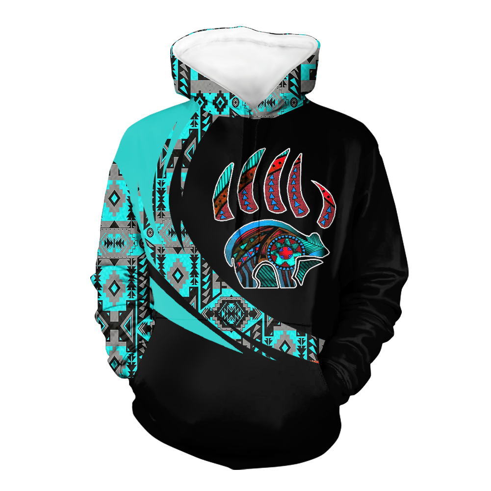 Powwow StoreHD0011233 Pattern Native Pride 3D Hoodie