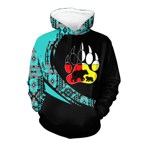 Powwow StoreHD0011234 Pattern Native Pride 3D Hoodie