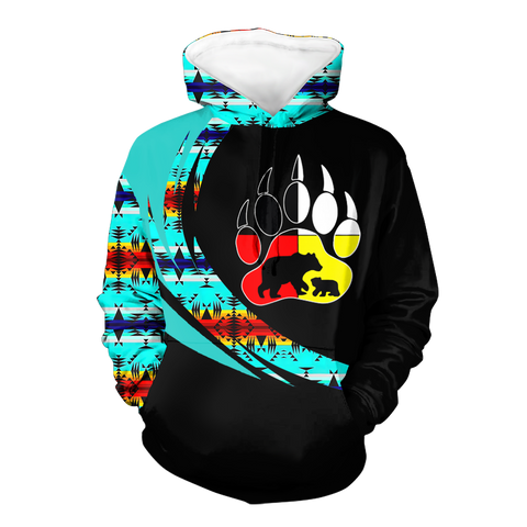 Powwow StoreHD0011237 Pattern Native Pride 3D Hoodie