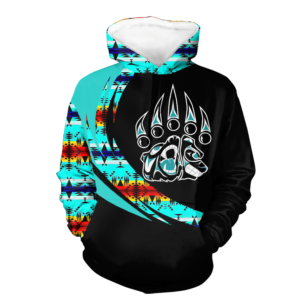 Powwow StoreHD0011239 Pattern Native Pride 3D Hoodie