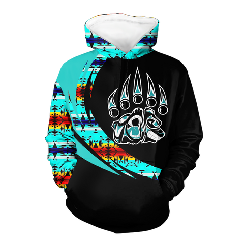 Powwow StoreHD0011239 Pattern Native Pride 3D Hoodie