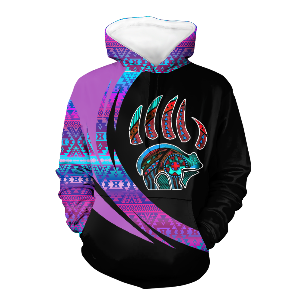 Powwow StoreHD0011241 Pattern Native Pride 3D Hoodie