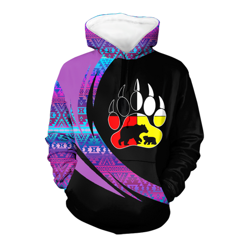 Powwow StoreHD0011242 Pattern Native Pride 3D Hoodie