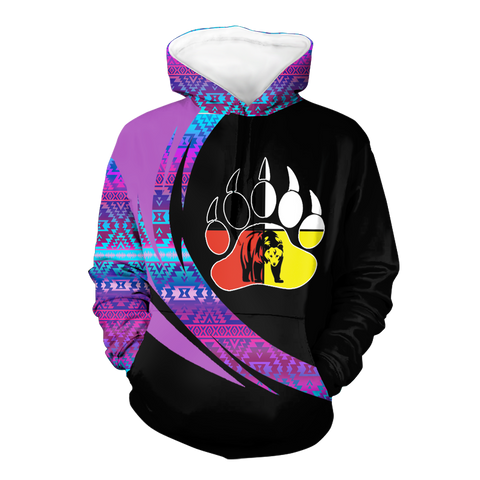 Powwow StoreHD0011244 Pattern Native Pride 3D Hoodie