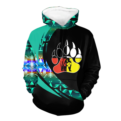 Powwow StoreHD0011243 Pattern Native Pride 3D Hoodie