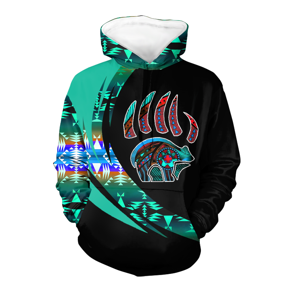 Powwow StoreHD0011246 Pattern Native Pride 3D Hoodie