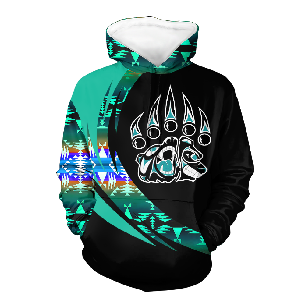 Powwow StoreHD0011247 Pattern Native Pride 3D Hoodie