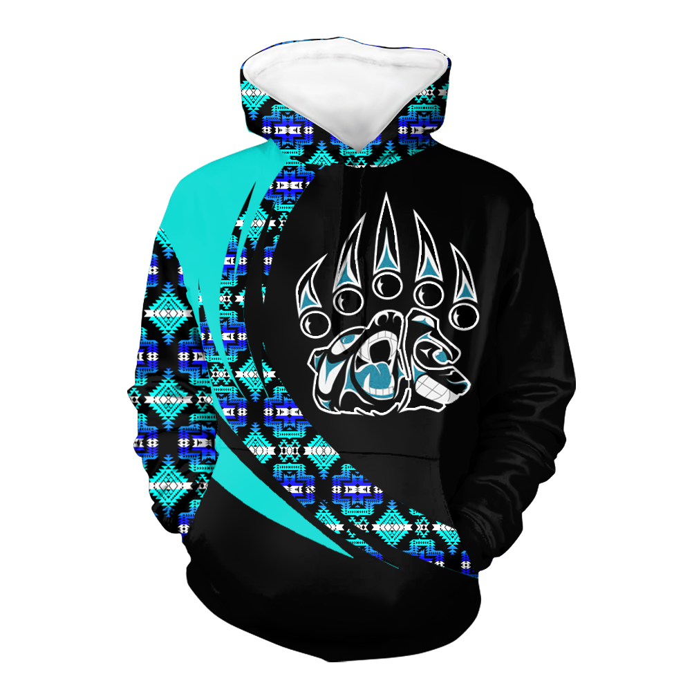 Powwow StoreHD0011248 Pattern Native Pride 3D Hoodie